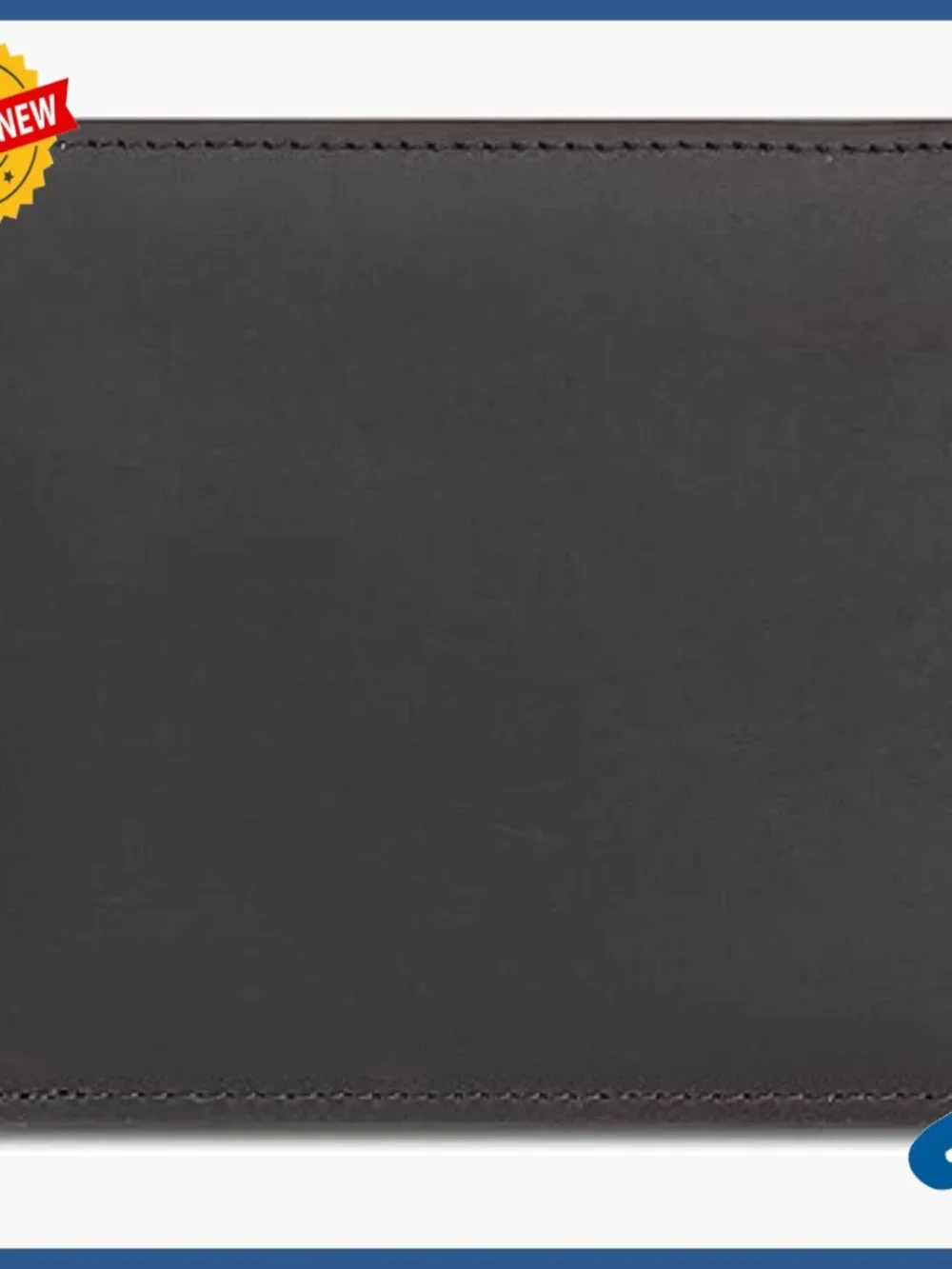 Men's RFID Blocking Bifold Wallet 12 Card Slots Full Grain Leather
